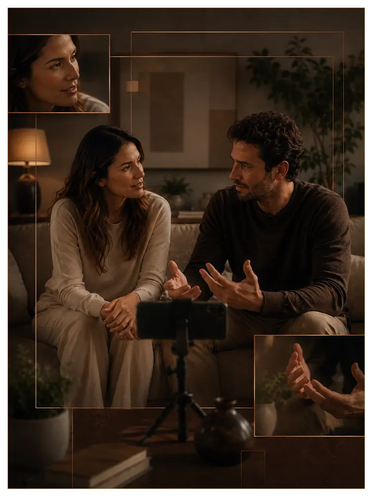 Sessão devolutiva com o casal